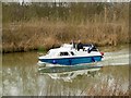 Motor cruiser on the Fossdyke Navigation in LN1 2WQ