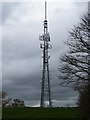 Communications Mast on Round Hill at Newton Hall in NE43 7UH