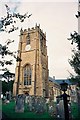 Whitechurch Canonicorum  parish church: tower detail in DT6 6RF