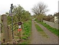 Trackbed of former S&D rail line to Highbridge in BA16 9WB
