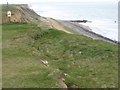Subsidence on cliffs at Barton on Sea in BH25 7FD