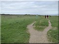 Path on the clifftop, Barton on Sea in BH25 7FD