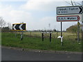 Road signs on Sawtry Way in PE27 6AA