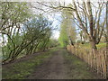 Former railway line now footpath in YO8 8ND