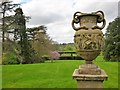 Urn in the South Garden of Burghley House in St. Martin's Without