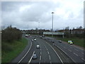 M8. Motorway towards Glasgow in G33 2BG