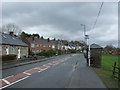 Bus stop and shelter on Kilsyth Road (A803), Queenzieburn in G65 9BL