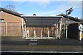 Cycle shed, Nutfield Station in RH1 4JP