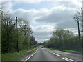 A46 Alcester Road Approaching Island at Start of Bypass in CV37 9GJ