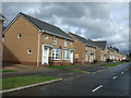 New housing on Cumbernauld Road, Haggs in FK4 1HB