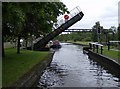 Plank Lane swing bridge in WN7 4BQ