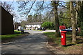 Houses and Post Box, Albury Close in KT16 0DY