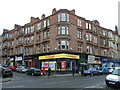 Shops and flats on Duke Street, Glasgow in G31 3BX