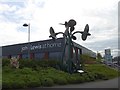 Propellerhead Garden, sculpture at Poole Retail Park in BH12 2AA