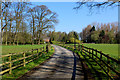 Driveway leading to Skelton Hall Farm in LS14 3DW