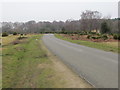Furzley Road crossing Furzley Common near Stagbury Hill in SO43 7JH
