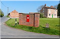 Postbox at Mill Farm in Heapham in DN21 5PT