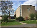 St Oswald's Church, Jardine Crescent, Tile Hill, west Coventry, from the east in CV4 9PW