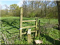 Stile on path south of Hillhouse Farm in RH12 3AT