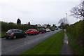 Traffic on Hollin Lane in SK9 4JJ