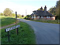 Southern end of Locksash Lane in Stoughton
