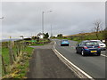 Manchester Road (A682) entering Habergham Eaves in Coal Clough with Deerplay Ward