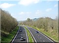 Looking west along the Brecon by-pass in LD3 7HG