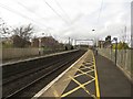 On the southbound platform, Widdrington Station in NE61 5LX