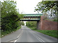 Railway bridge on Frith Lane, Mill Hill in Barnet