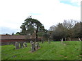 St Agnes, Cawston: churchyard in NR10 4AH