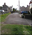 From grass to roadway, Lynwood Road, Lydney in GL15 5SE