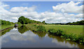 Canal and Staffordshire farmland near Acton Trussell in ST17 0RA