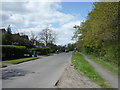 Looking north west on Galley Lane in EN5 3HE