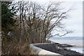 Wall along the coast on the Dalmeny Estate in EH30 9TQ
