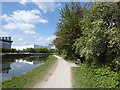 Towpath of the River Lee Navigation at Brimsdown in E4 7RZ