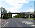 Pedestrian overbridge on the A37, near Ilchester in BA22 8NA