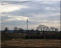 View to Wind turbine in WS13 8XA