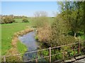 View from a Southampton-Salisbury train - Crossing the River Dun in SP5 1ET