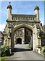 Tudor-style gateway, Tortworth Court in GL12 8HH