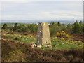 Lucklaw Hill trig pillar in KY16 0BH