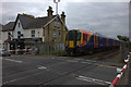 Addlestone level crossing in KT15 2AY
