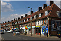 Burnt Oak: parade of shops on Deansbrook Road in HA8 9HE