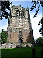 Tower, St Peter and St Paul's Church, Ormskirk in L39 2HJ