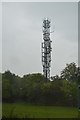 Telecom mast, Camel Hill in BA22 7QY