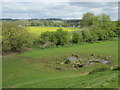 Looking down on a pond below Winter Hill in SL8 5RG