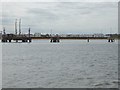 Pier and oil refinery at Parkeston in CO12 4PS