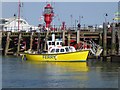 Harbour ferry at Ha'penny Pier in CO12 3JD