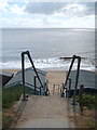 Steps down to the beach, Walton-on-the-Naze in CO14 8HX