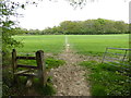 Open land between woods in RH17 6EX