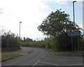 Slip road into park and ride service, Ruishton in TA3 5LS